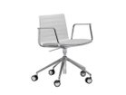 【アンドリュー ワールド/Andreu World / GOODS】のFlex Chair Armchair Upholstered Seat Pad / フレックス チェア SO1307 アームチェア キャスターベース アルミニウム製(シートパッド) ステッチの有無:ステッチ不要|ID:prp329100003120825