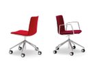 【アンドリュー ワールド/Andreu World / GOODS】のFlex High Back Chair Fully Upholstered Shell / フレックス ハイバック SI1663 チェア キャスターベース エコサーモポリマー製(フルパッド) 参考イメージ|ID:prp329100003120849
