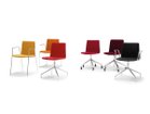 【アンドリュー ワールド/Andreu World / GOODS】のFlex High Back Chair Upholstered Shell Pad / フレックス ハイバック SI1656 チェア キャスターベース アルミニウム製(シェルパッド) 参考イメージ|ID:prp329100003120851