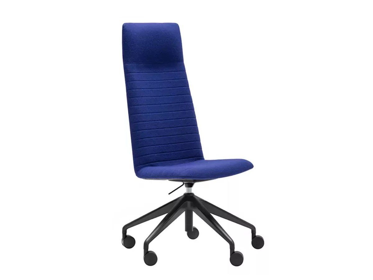 【アンドリュー ワールド/Andreu World / GOODS】のFlex Executive High Back Chair / フレックス エグゼクティブ SI1866 ハイバック チェア キャスターベース サーモポリマー製 人気、トレンドファッション・服の通販 founy(ファニー) 　イタリア　Italy　クッション　Cushion　シンプル　Simple　デスク　Desk　フィット　Fit　モチーフ　Motif　リラックス　Relax　ホーム・キャンプ・アウトドア・お取り寄せ　Home,Garden,Outdoor,Camping Gear　家具・インテリア　Furniture　チェア・椅子　Chair　オフィスチェア・デスクチェア　Office Chair/Desk Chair　 other-1|ID: prp329100003120875 ipo3291000000021147540