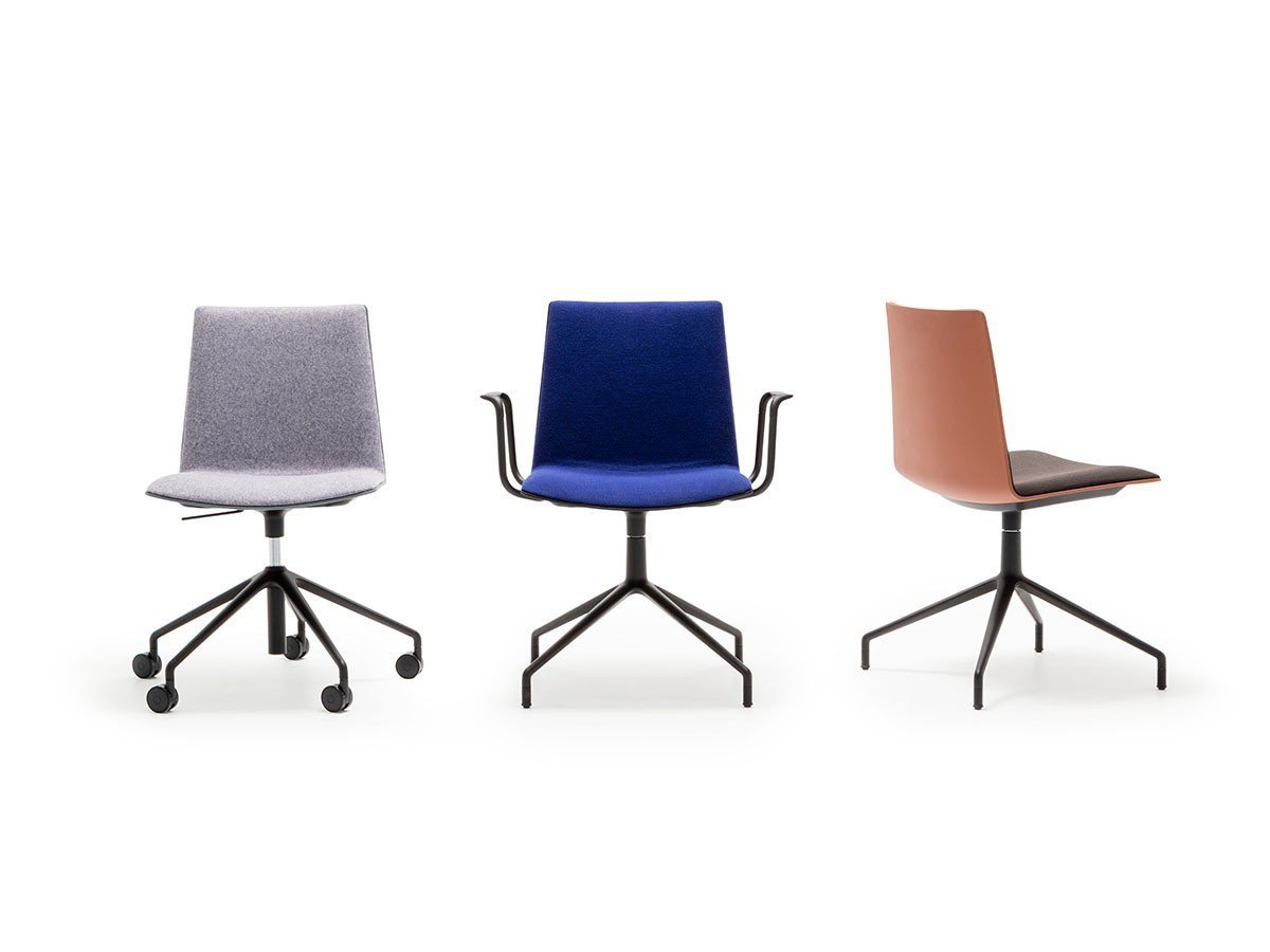【アンドリュー ワールド/Andreu World / GOODS】のFlex Corporate Chair Upholstered Shell Pad / フレックス コーポレート SI1657 チェア キャスターベース アルミニウム製(シェルパッド) 人気、トレンドファッション・服の通販 founy(ファニー) 　イタリア　Italy　クッション　Cushion　シンプル　Simple　デスク　Desk　フィット　Fit　モチーフ　Motif　ワーク　Work　送料無料　Free Shipping　ホーム・キャンプ・アウトドア・お取り寄せ　Home,Garden,Outdoor,Camping Gear　家具・インテリア　Furniture　チェア・椅子　Chair　オフィスチェア・デスクチェア　Office Chair/Desk Chair　other-5|ID: prp329100003120895 ipo3291000000031495113