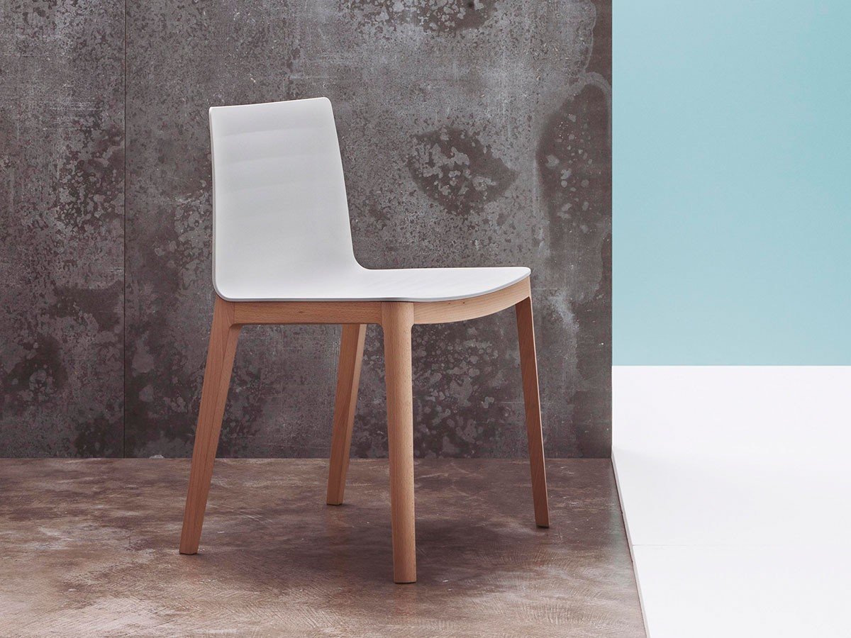 【アンドリュー ワールド/Andreu World / GOODS】のFlex Chair Thermo-polymer Shell / フレックス チェア SI1314 木脚(サーモポリマーシェル) 人気、トレンドファッション・服の通販 founy(ファニー) 　イタリア　Italy　シンプル　Simple, Minimal　ビーチ　Beach, Seaside　フィット　Fit, Slim Fit　モチーフ　Motif, Design Theme　ワーク　Workwear, Utility Style　送料無料　Free Shipping　ホーム・キャンプ・アウトドア・お取り寄せ　Home Living / Home & Lifestyle / Camping Gear / Outdoor Camping　家具・インテリア　Home Furniture & Interior. Stylish & Functional Living Spaces　チェア・椅子　Seating & Chairs　ダイニングチェア・木製チェア　Dining Chairs　other-5|ID: prp329100003120917 ipo3291000000031495208