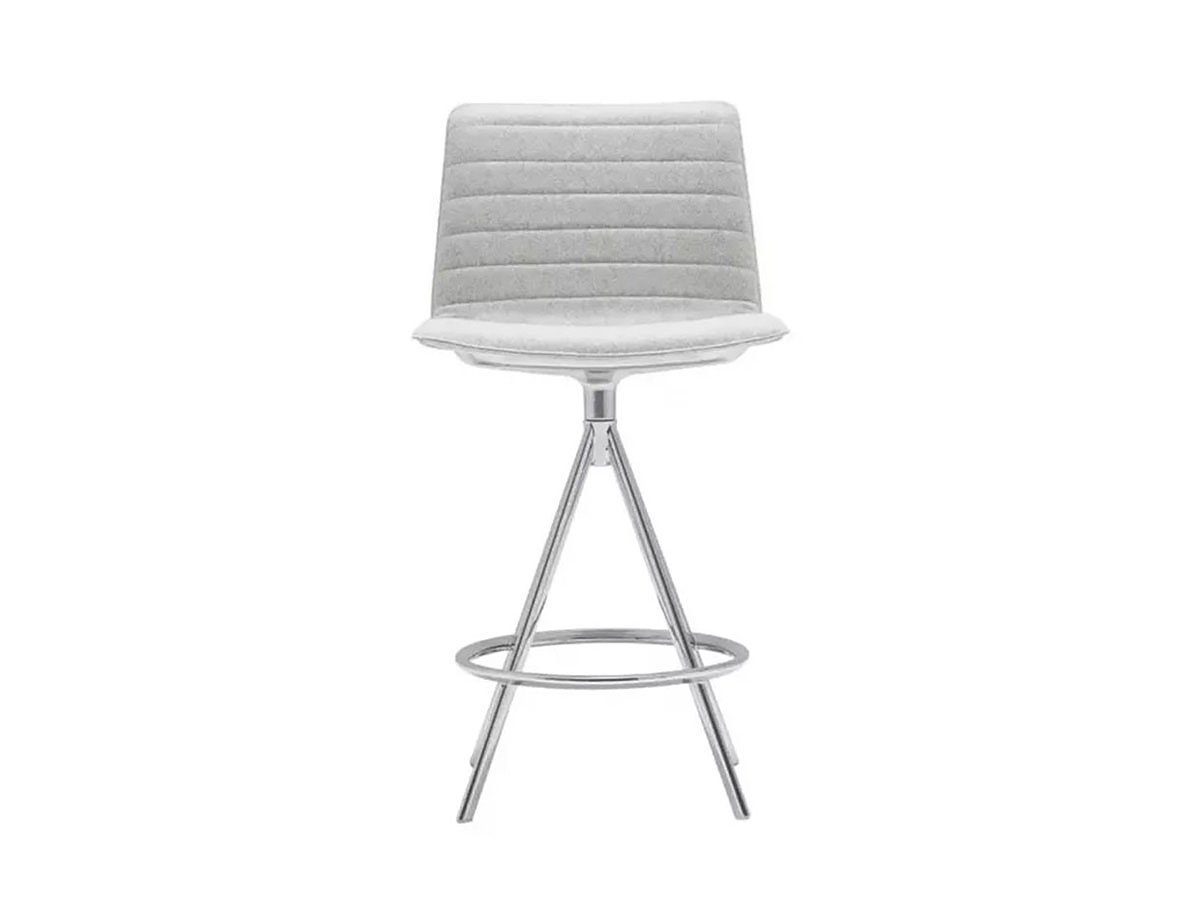 【アンドリュー ワールド/Andreu World / GOODS】のFlex Chair Counter Stool 52 Fully Upholstered Shell / フレックス チェア BQ1317 カウンタースツール 52 回転スチール脚(フルパッド) 人気、トレンドファッション・服の通販 founy(ファニー) 　イタリア　Italy　クッション　Cushion　シンプル　Simple　フィット　Fit　モダン　Modern　モチーフ　Motif　ワーク　Work　送料無料　Free Shipping　ホーム・キャンプ・アウトドア・お取り寄せ　Home,Garden,Outdoor,Camping Gear　家具・インテリア　Furniture　チェア・椅子　Chair　スツール　Stool　ホーム・キャンプ・アウトドア・お取り寄せ　Home,Garden,Outdoor,Camping Gear　家具・インテリア　Furniture　チェア・椅子　Chair　カウンターチェア・ハイスツール　Counter Chair/High Stool　 other-1|ID: prp329100003120935 ipo3291000000021147710