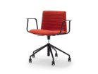 【アンドリュー ワールド/Andreu World / GOODS】のFlex Chair Armchair Fully Upholstered Shell / フレックス チェア SO1307 アームチェア キャスターベース アルミニウム製(フルパッド) ステッチの有無:パラレルステッチ入|ID:prp329100003120949