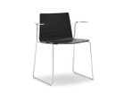 【アンドリュー ワールド/Andreu World / GOODS】のFlex Chair Stackable Armchair Thermo-polymer Shell / フレックス チェア SO1301 スタッカブルアームチェア スレッジベース(サーモポリマーシェル) -|ID: prp329100003120966 ipo3291000000030200969