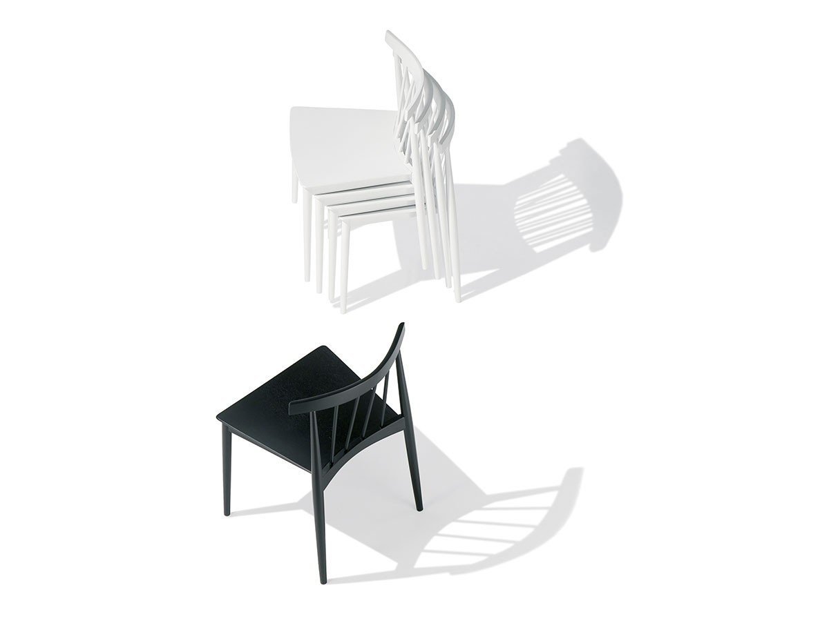【アンドリュー ワールド/Andreu World / GOODS】のSmile Stackable Chair / スマイル SI0323 スタッカブルチェア スピンドルバック 人気、トレンドファッション・服の通販 founy(ファニー) 　シンプル　Simple, Minimal　スピンドル　Spindle, Drawcord　フィット　Fit, Slim Fit　送料無料　Free Shipping　ホーム・キャンプ・アウトドア・お取り寄せ　Home Living / Home & Lifestyle / Camping Gear / Outdoor Camping　家具・インテリア　Home Furniture & Interior. Stylish & Functional Living Spaces　チェア・椅子　Seating & Chairs　ダイニングチェア・木製チェア　Dining Chairs　other-3|ID: prp329100003120991 ipo3291000000031495469