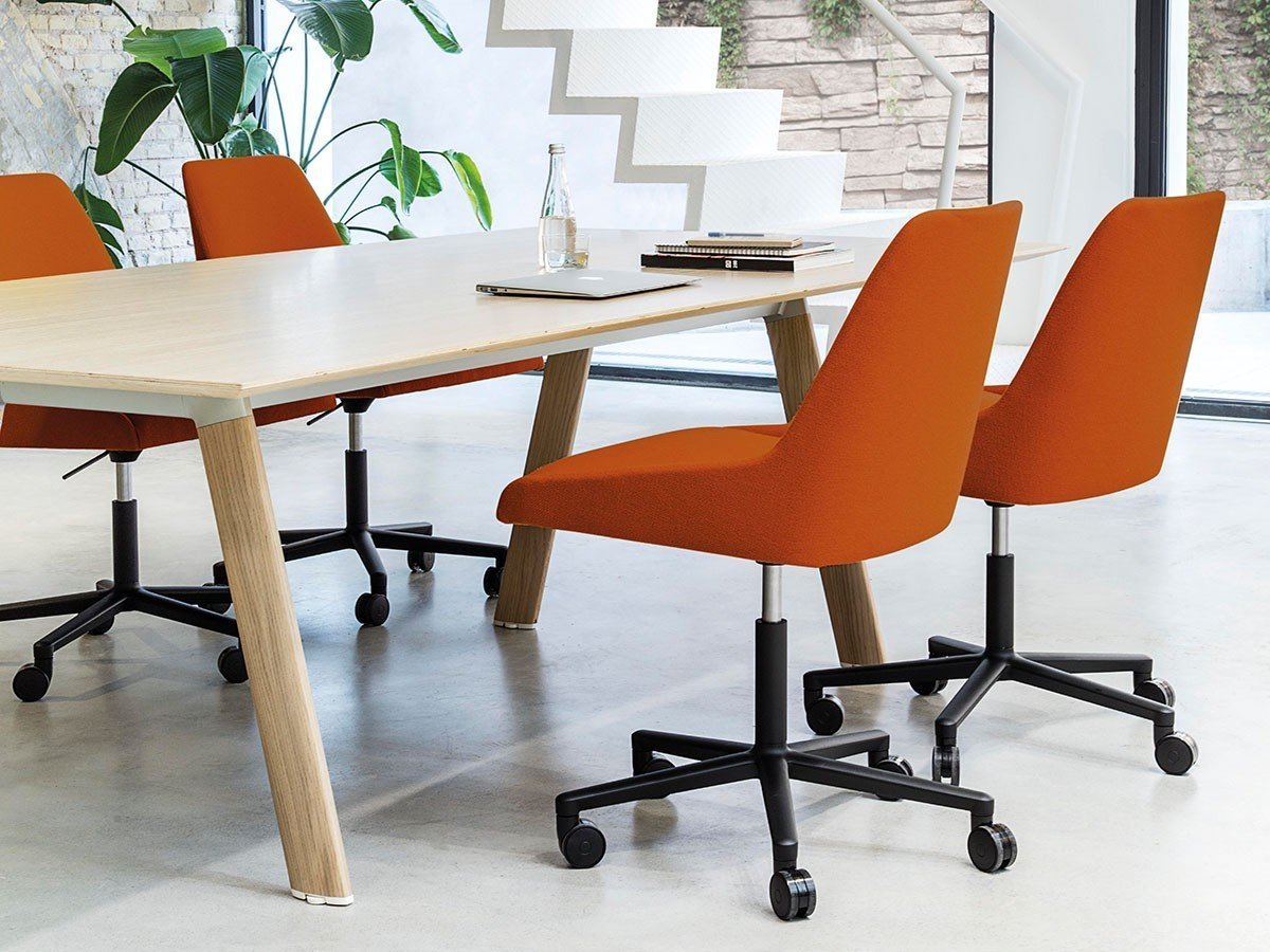 【アンドリュー ワールド/Andreu World / GOODS】のAlya Chair / アリヤ SI1555 チェア キャスターベース アルミニウム製 人気、トレンドファッション・服の通販 founy(ファニー) 　デスク　Desk　フォルム　Form　リラックス　Relax　ワーク　Work　送料無料　Free Shipping　ホーム・キャンプ・アウトドア・お取り寄せ　Home,Garden,Outdoor,Camping Gear　家具・インテリア　Furniture　チェア・椅子　Chair　オフィスチェア・デスクチェア　Office Chair/Desk Chair　other-3|ID: prp329100003121006 ipo3291000000031495535