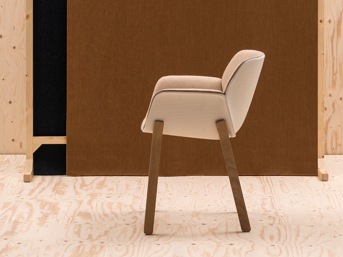 【アンドリュー ワールド/Andreu World / GOODS】のNuez Armchair Upholstered Shell Pad / ヌエス SO2770 アームチェア 木脚(シェルパッド) 人気、トレンドファッション・服の通販 founy(ファニー) 　キルティング　Quilting　クッション　Cushion　シンプル　Simple　送料無料　Free Shipping　ホーム・キャンプ・アウトドア・お取り寄せ　Home,Garden,Outdoor,Camping Gear　家具・インテリア　Furniture　チェア・椅子　Chair　ダイニングチェア　Dining Chair　ホーム・キャンプ・アウトドア・お取り寄せ　Home,Garden,Outdoor,Camping Gear　家具・インテリア　Furniture　チェア・椅子　Chair　アームチェア　Armchair　other-6|ID: prp329100003121095 ipo3291000000031495908