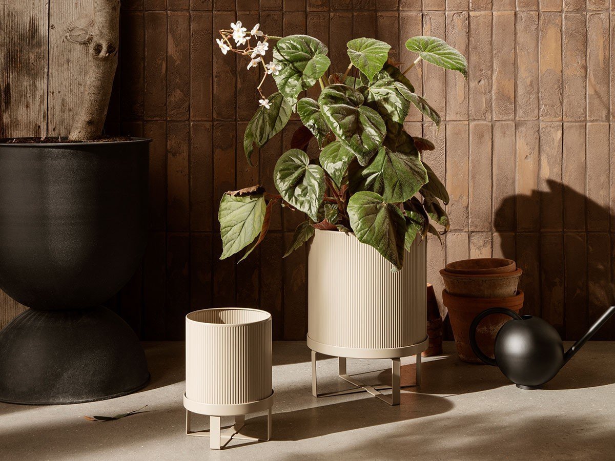 【ファームリビング/ferm LIVING / GOODS】のBau Pot / バウポット L インテリア・キッズ・メンズ・レディースファッション・服の通販 founy(ファニー) 　送料無料　Free Shipping　スタンド　Stand　スリム　Slim　モダン　Modern　ホーム・キャンプ・アウトドア・お取り寄せ　Home,Garden,Outdoor,Camping Gear　家具・インテリア　Furniture　その他 インテリア雑貨、家具　Furniture, Interior, Others　左:Sサイズ、右:本商品|ID: prp329100003129330 ipo3291000000021190893