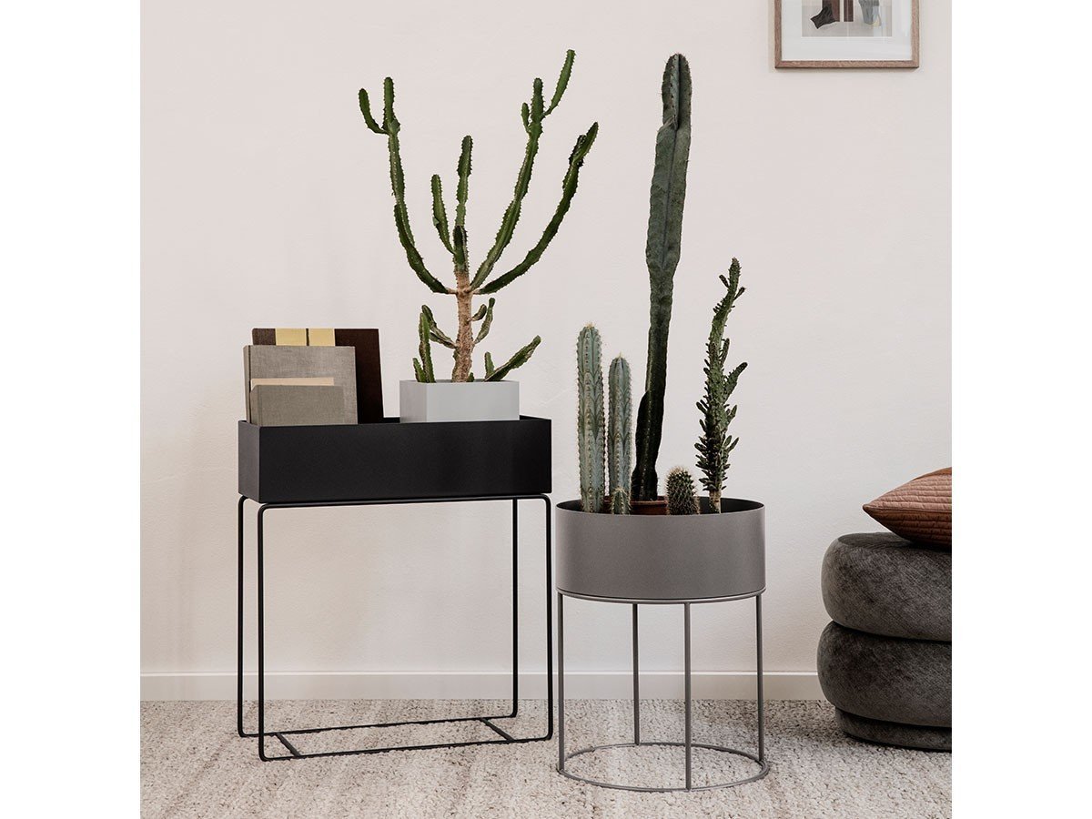 【ファームリビング/ferm LIVING / GOODS】のPlant Box Round / プラントボックス ラウンド 人気、トレンドファッション・服の通販 founy(ファニー) 　送料無料　Free Shipping　シンプル　Simple　スタンド　Stand　スリム　Slim　フレーム　Flame　ボックス　Box　ラウンド　Round　ホーム・キャンプ・アウトドア・お取り寄せ　Home,Garden,Outdoor,Camping Gear　家具・インテリア　Furniture　その他 インテリア雑貨、家具　Furniture, Interior, Others　other-4|ID: prp329100003129332 ipo3291000000031494489