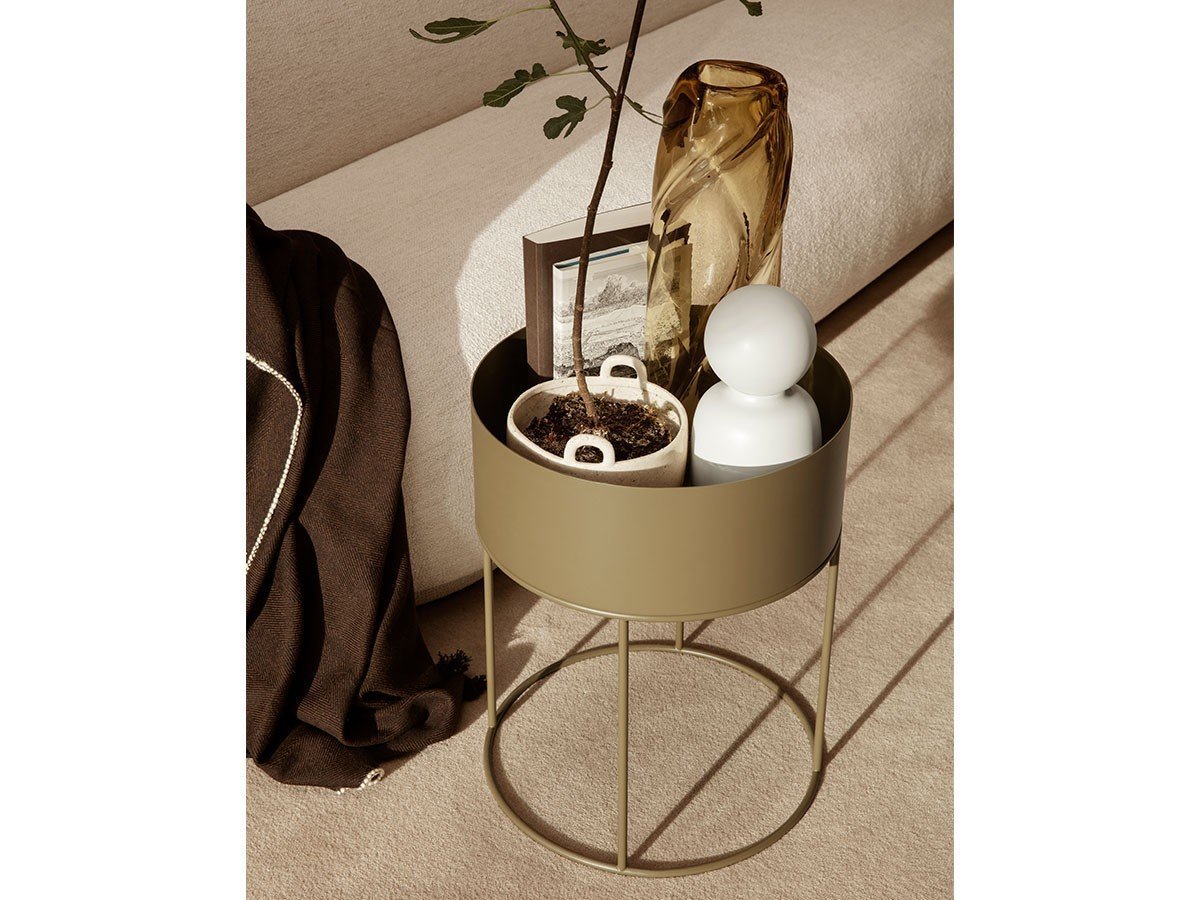 【ファームリビング/ferm LIVING / GOODS】のPlant Box Round / プラントボックス ラウンド 人気、トレンドファッション・服の通販 founy(ファニー) 　送料無料　Free Shipping　シンプル　Simple　スタンド　Stand　スリム　Slim　フレーム　Flame　ボックス　Box　ラウンド　Round　ホーム・キャンプ・アウトドア・お取り寄せ　Home,Garden,Outdoor,Camping Gear　家具・インテリア　Furniture　その他 インテリア雑貨、家具　Furniture, Interior, Others　other-6|ID: prp329100003129332 ipo3291000000031494491