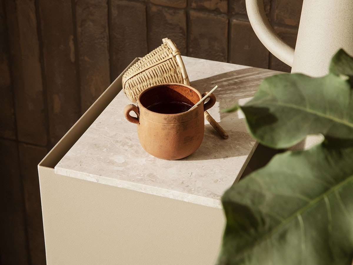 【ファームリビング/ferm LIVING / GOODS】のPlant Box / プラントボックス インテリア・キッズ・メンズ・レディースファッション・服の通販 founy(ファニー) 　シンプル　Simple　スタンド　Stand　スリム　Slim　テーブル　Table　フレーム　Flame　ボックス　Box　送料無料　Free Shipping　ホーム・キャンプ・アウトドア・お取り寄せ　Home,Garden,Outdoor,Camping Gear　家具・インテリア　Furniture　その他 インテリア雑貨、家具　Furniture, Interior, Others　オプショントレイ:マーブル / ベージュ|ID: prp329100003129349 ipo3291000000021191028