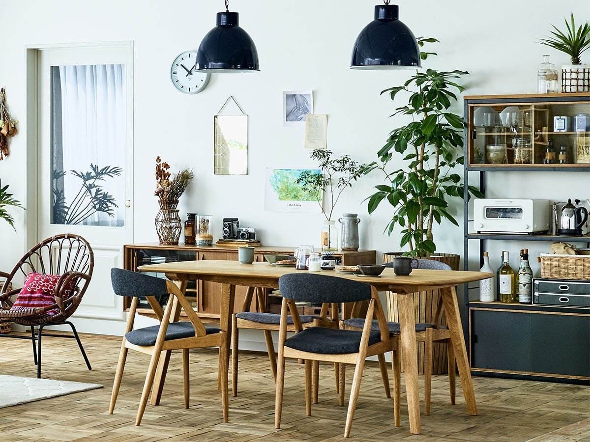 【クラッシュゲート/CRASH GATE / GOODS】のDECKE DINING TABLE / デッケ ダイニングテーブル 四角型 幅172cm(WF-1 / ナチュラル) 人気、トレンドファッション・服の通販 founy(ファニー) 　オイル　Oil　シンプル　Simple　テーブル　Table　バランス　Balance　フォルム　Form　ホーム・キャンプ・アウトドア・お取り寄せ　Home,Garden,Outdoor,Camping Gear　家具・インテリア　Furniture　テーブル　Table　ダイニングテーブル　Dining Table　other-2|ID: prp329100003131386 ipo3291000000031494452