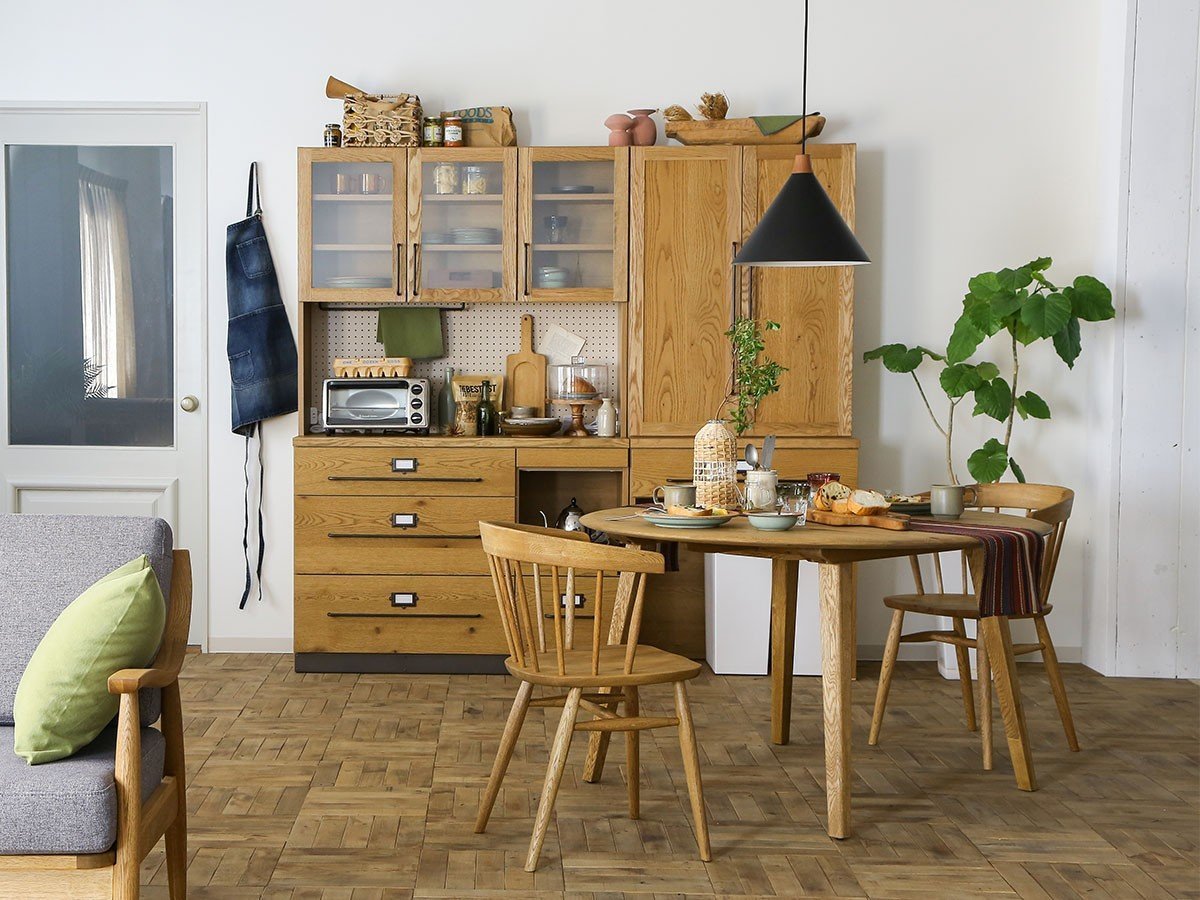 【クラッシュゲート/CRASH GATE / GOODS】のDECKE DINING TABLE / デッケ ダイニングテーブル 丸型 直径123cm(WF-1 / ナチュラル) 人気、トレンドファッション・服の通販 founy(ファニー) 　オイル　Oil　シンプル　Simple　テーブル　Table　バランス　Balance　フォルム　Form　ラウンド　Round　ホーム・キャンプ・アウトドア・お取り寄せ　Home,Garden,Outdoor,Camping Gear　家具・インテリア　Furniture　テーブル　Table　ダイニングテーブル　Dining Table　other-2|ID: prp329100003131387 ipo3291000000031494457