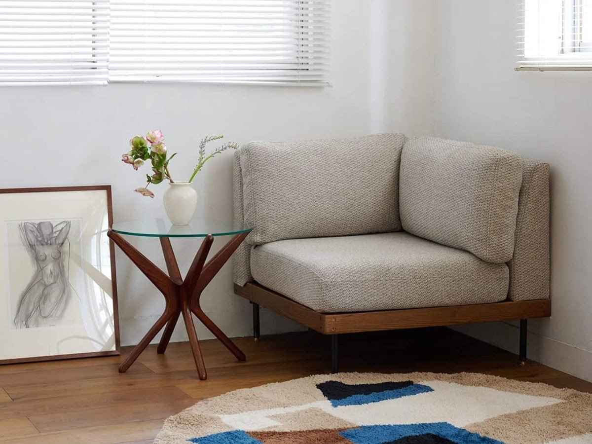 【ジャーナルスタンダード ファニチャー/journal standard Furniture / GOODS】のLILLE CORNER SOFA / リル コーナー ソファ インテリア・キッズ・メンズ・レディースファッション・服の通販 founy(ファニー) ウッド Wooden Design コンパクト Compact, Small Size シンプル Simple, Minimal スリム Slim, Slim Fit テーブル Table, Dining Table ヴィンテージ Vintage Style ホーム・キャンプ・アウトドア・お取り寄せ Home Living / Home & Lifestyle / Camping Gear / Outdoor Camping 家具・インテリア Home Furniture & Interior. Stylish & Functional Living Spaces ソファー Couches & Sofas 張地:アイボリー|ID: prp329100003137425 ipo3291000000034556584