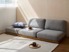 【ジャーナルスタンダード ファニチャー/journal standard Furniture / GOODS】のLILLE CORNER SOFA / リル コーナー ソファ 参考イメージ 脚部を取り外して、ローソファとしてもお使いになれます。|ID: prp329100003137425 ipo3291000000036997631