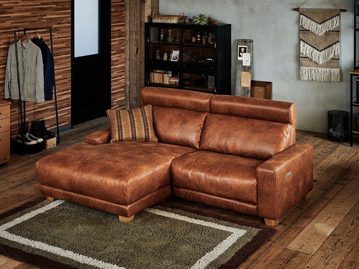 【クラッシュゲート/CRASH GATE / GOODS】のHERDES RECLINER SOFA / ハーデス リクライナーソファ 2つ割ワイド(レザーテックス) 人気、トレンドファッション・服の通販 founy(ファニー) 　クッション　Cushion　フェザー　Feather　リラックス　Relax　ワイド　Wide　冬　Winter　夏　Summer　ホーム・キャンプ・アウトドア・お取り寄せ　Home,Garden,Outdoor,Camping Gear　家具・インテリア　Furniture　ソファー　Sofa　リクライニングソファ　Recliner Sofa　other-6|ID: prp329100003148119 ipo3291000000031494114
