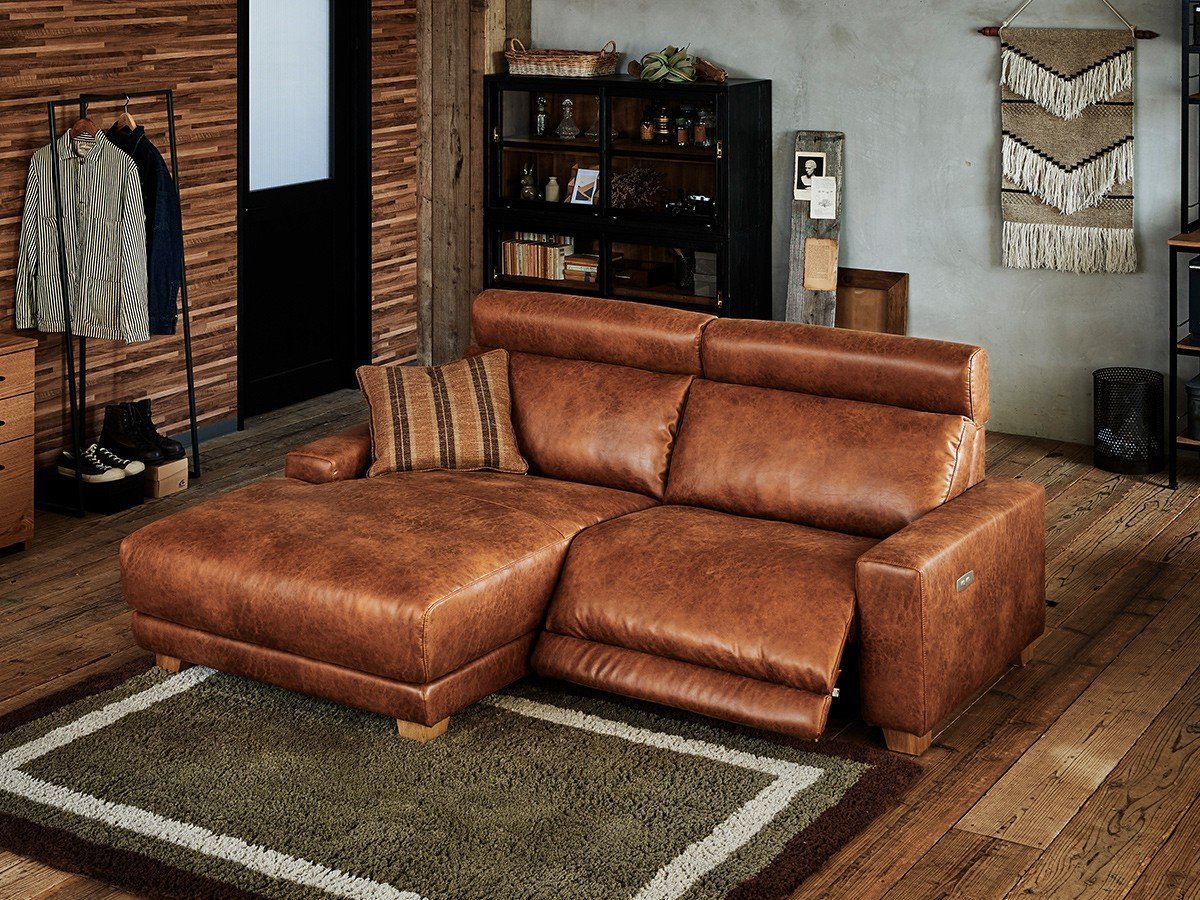 【クラッシュゲート/CRASH GATE / GOODS】のHERDES RECLINER SOFA / ハーデス リクライナーソファ 2つ割(レザーテックス) インテリア・キッズ・メンズ・レディースファッション・服の通販 founy(ファニー) 　オイル　Body Oil　クッション　Cushion, Throw Pillow　フェザー　Feather, Feather Detail　リラックス　Relax, Relaxed Fit　ホーム・キャンプ・アウトドア・お取り寄せ　Home Living / Home & Lifestyle / Camping Gear / Outdoor Camping　家具・インテリア　Home Furniture & Interior. Stylish & Functional Living Spaces　ソファー　Couches & Sofas　リクライニングソファ　Reclining Sofas & Sofa Beds　参考イメージ|ID: prp329100003148121 ipo3291000000036810286