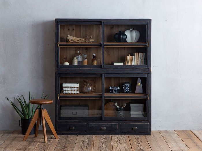 【ノットアンティークス/knot antiques / CRASH GATE / GOODS】のKUROKI CABINET / クロキ キャビネット インテリア・キッズ・メンズ・レディースファッション・服の通販 founy(ファニー) https://founy.com/ ヴィンテージ Vintage ホーム・キャンプ・アウトドア・お取り寄せ Home,Garden,Outdoor,Camping Gear 家具・インテリア Furniture 収納家具・キャビネット Storage Furniture キャビネット Cabinet |ID: prp329100003148139 ipo3291000000030236605