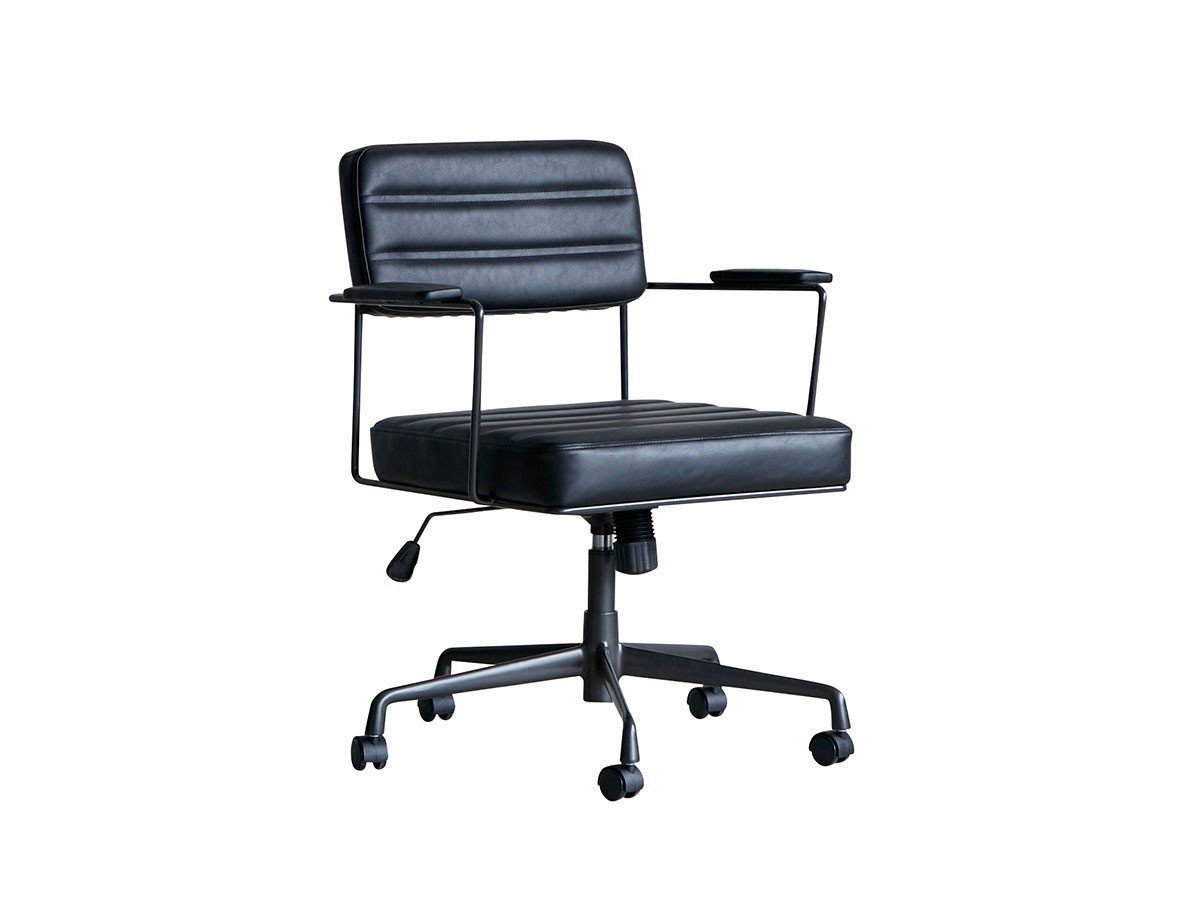 【ノットアンティークス/knot antiques / CRASH GATE / GOODS】のCOX DESK CHAIR / コックス デスクチェア(PU) 人気、トレンドファッション・服の通販 founy(ファニー) 　コンパクト　Compact　スクエア　Square　デスク　Desk　フォルム　Form　フォーム　Form　ワーク　Work　ホーム・キャンプ・アウトドア・お取り寄せ　Home,Garden,Outdoor,Camping Gear　家具・インテリア　Furniture　チェア・椅子　Chair　オフィスチェア・デスクチェア　Office Chair/Desk Chair　other-2|ID: prp329100003148152 ipo3291000000031494207