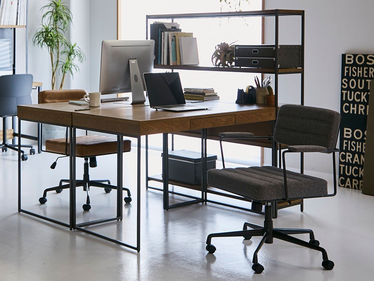 【ノットアンティークス/knot antiques / CRASH GATE / GOODS】のCOX DESK CHAIR / コックス デスクチェア(PU) 人気、トレンドファッション・服の通販 founy(ファニー) 　コンパクト　Compact　スクエア　Square　デスク　Desk　フォルム　Form　フォーム　Form　ワーク　Work　ホーム・キャンプ・アウトドア・お取り寄せ　Home,Garden,Outdoor,Camping Gear　家具・インテリア　Furniture　チェア・椅子　Chair　オフィスチェア・デスクチェア　Office Chair/Desk Chair　other-6|ID: prp329100003148152 ipo3291000000031494211