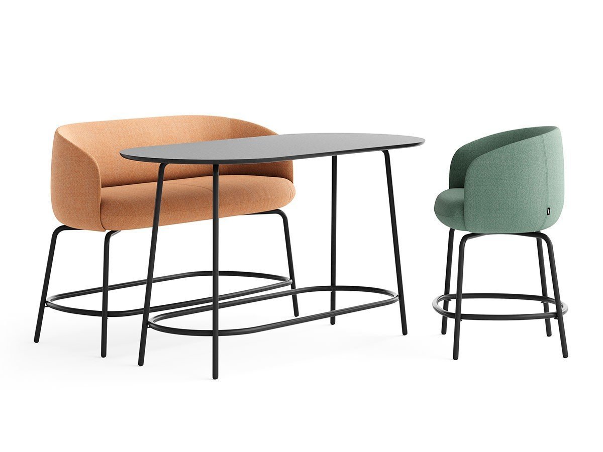 【プラスハレ/Plus Halle / GOODS】のNest Counter Height Table / ネスト カウンターハイトテーブル 幅160cm 人気、トレンドファッション・服の通販 founy(ファニー) 　なめらか　Smooth　シンプル　Simple　テーブル　Table　モダン　Modern　抗菌　Antibacterial　ホーム・キャンプ・アウトドア・お取り寄せ　Home,Garden,Outdoor,Camping Gear　家具・インテリア　Furniture　テーブル　Table　コンソール・カウンターテーブル　Console/Counter Table　other-3|ID: prp329100003153559 ipo3291000000031494004