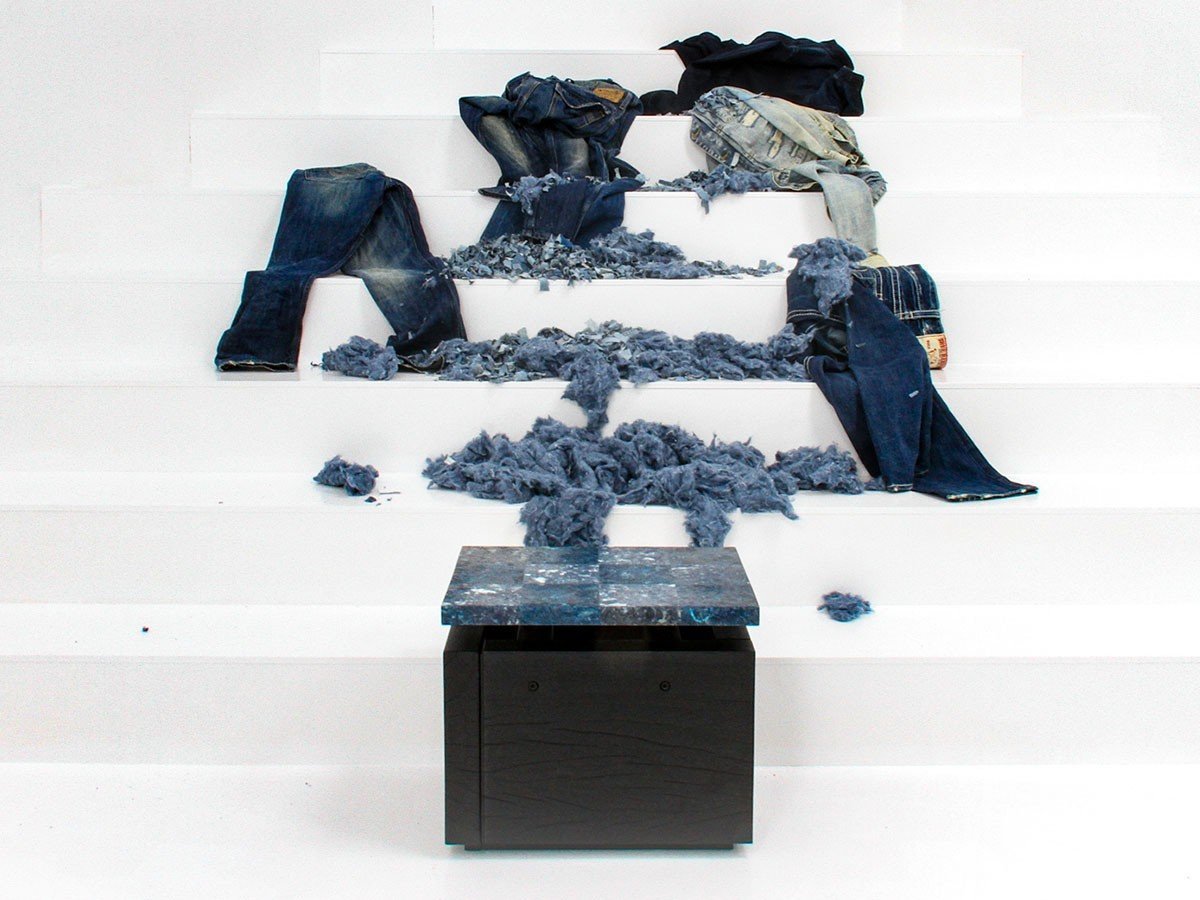 【アージェントアンドゥ/Urgent Undo / GOODS】のJu "gravity" bench 1.0 / ジュウ “グラビティ” ベンチ 1.0 (ダークデニムストーン) インテリア・キッズ・メンズ・レディースファッション・服の通販 founy(ファニー) 　ストーン　Stone　デニム　Denim　ホーム・キャンプ・アウトドア・お取り寄せ　Home,Garden,Outdoor,Camping Gear　家具・インテリア　Furniture　チェア・椅子　Chair　ベンチ・ダイニングベンチ　Bench/Dining Bench　参考イメージ|ID: prp329100003169532 ipo3291000000030187011