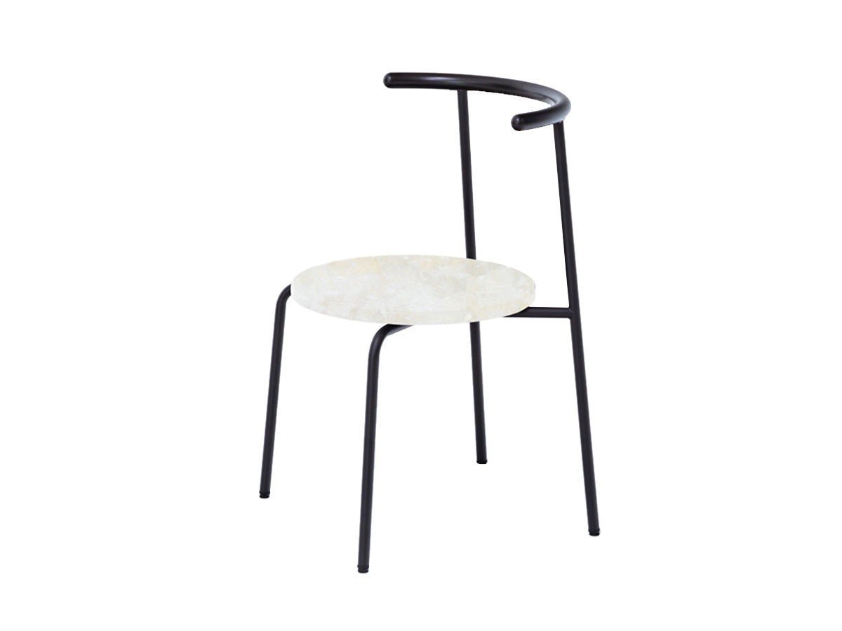 【アージェントアンドゥ/Urgent Undo / GOODS】のKu "air" Chair 1.0 / クー “エア” チェア 1.0 (ホワイトセーターストーン) インテリア・キッズ・メンズ・レディースファッション・服の通販 founy(ファニー) 　エレガント 上品　Elegant　ストーン　Stone　セーター　Sweater　フレーム　Flame　送料無料　Free Shipping　ホーム・キャンプ・アウトドア・お取り寄せ　Home,Garden,Outdoor,Camping Gear　家具・インテリア　Furniture　チェア・椅子　Chair　ダイニングチェア　Dining Chair　背面ウッド:ヴィクトリアンローズウッド(炭化仕上)、フレームブラック|ID: prp329100003169533 ipo3291000000021427463