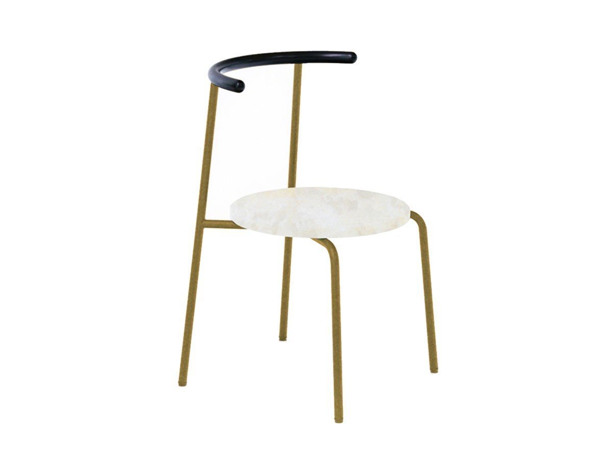 【アージェントアンドゥ/Urgent Undo / GOODS】のKu "air" Chair 1.0 / クー “エア” チェア 1.0 (ホワイトセーターストーン) インテリア・キッズ・メンズ・レディースファッション・服の通販 founy(ファニー) 　エレガント 上品　Elegant　ストーン　Stone　セーター　Sweater　フレーム　Flame　送料無料　Free Shipping　ホーム・キャンプ・アウトドア・お取り寄せ　Home,Garden,Outdoor,Camping Gear　家具・インテリア　Furniture　チェア・椅子　Chair　ダイニングチェア　Dining Chair　背面ウッド:ヴィクトリアンローズウッド(炭化仕上)、フレームゴールド|ID: prp329100003169533 ipo3291000000021427465