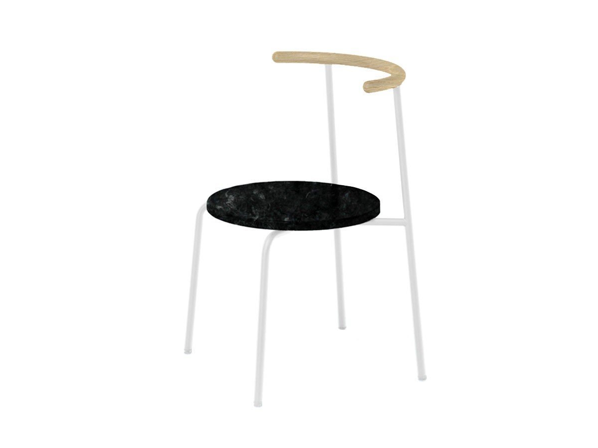 【アージェントアンドゥ/Urgent Undo / GOODS】のKu "air" Chair 1.0 / クー “エア” チェア 1.0 (スーツストーン) インテリア・キッズ・メンズ・レディースファッション・服の通販 founy(ファニー) 　ストーン　Stone　スーツ　Suit　フレーム　Flame　モダン　Modern　送料無料　Free Shipping　ホーム・キャンプ・アウトドア・お取り寄せ　Home,Garden,Outdoor,Camping Gear　家具・インテリア　Furniture　チェア・椅子　Chair　ダイニングチェア　Dining Chair　背面ウッド:チェスナット(クリア塗装)、フレームホワイト|ID: prp329100003169534 ipo3291000000021427468