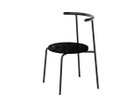 【アージェントアンドゥ/Urgent Undo / GOODS】のKu "air" Chair 1.0 / クー “エア” チェア 1.0 (スーツストーン) 背面ウッド:ヴィクトリアンローズウッド(炭化仕上)、フレームブラック|ID:prp329100003169534