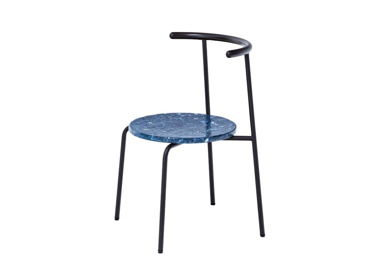 【アージェントアンドゥ/Urgent Undo / GOODS】のKu "air" Chair 1.0 / クー “エア” チェア 1.0 (ライトデニムストーン) インテリア・キッズ・メンズ・レディースファッション・服の通販 founy(ファニー) 　ストーン　Stone　デニム　Denim　フレーム　Flame　モダン　Modern　送料無料　Free Shipping　ホーム・キャンプ・アウトドア・お取り寄せ　Home,Garden,Outdoor,Camping Gear　家具・インテリア　Furniture　チェア・椅子　Chair　ダイニングチェア　Dining Chair　背面ウッド:ヴィクトリアンローズウッド(炭化仕上)、フレームブラック|ID: prp329100003169535 ipo3291000000021427475