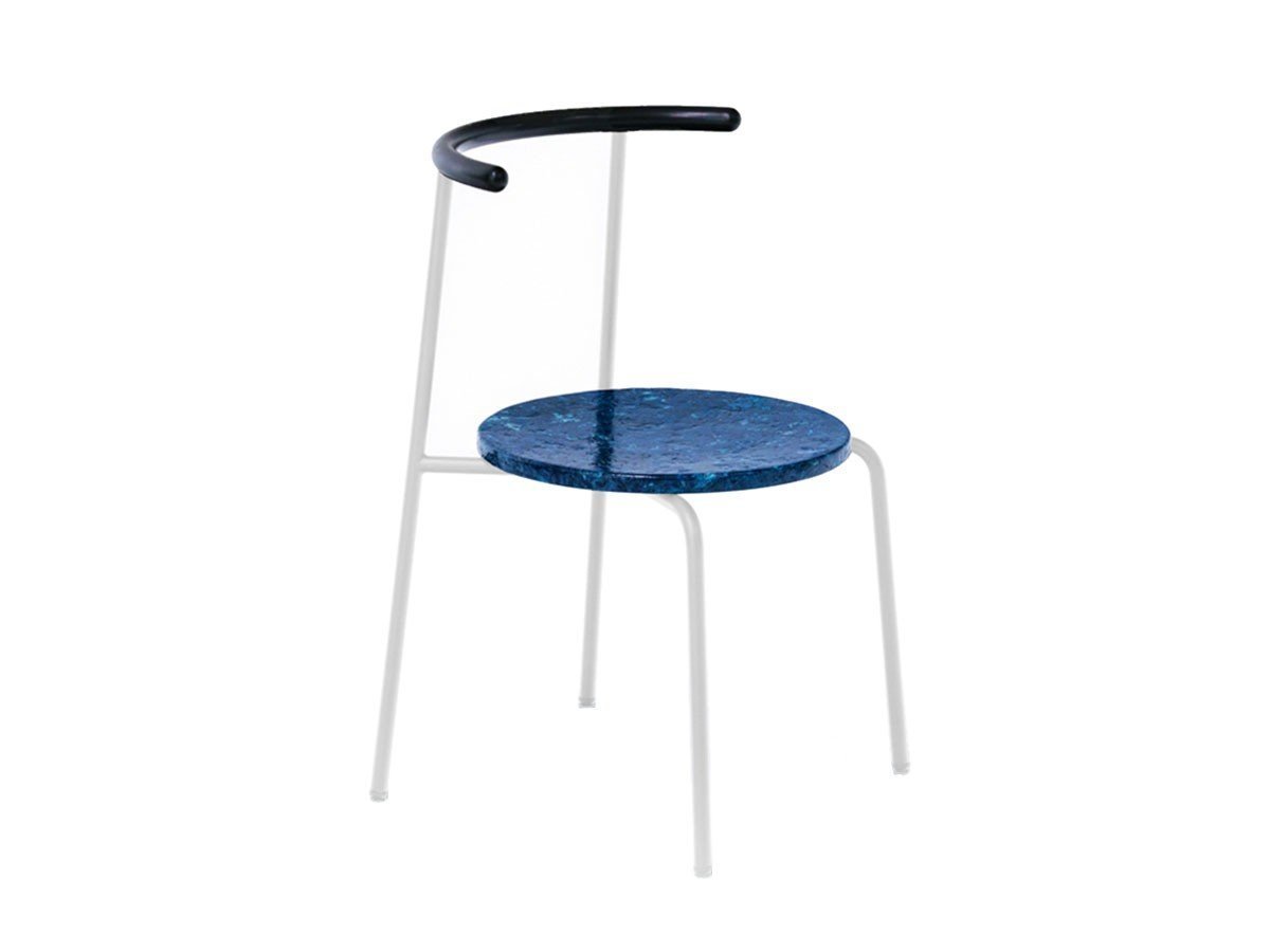 【アージェントアンドゥ/Urgent Undo / GOODS】のKu "air" Chair 1.0 / クー “エア” チェア 1.0 (ダークデニムストーン) インテリア・キッズ・メンズ・レディースファッション・服の通販 founy(ファニー) 　ストーン　Stone　デニム　Denim　フレーム　Flame　モダン　Modern　送料無料　Free Shipping　ホーム・キャンプ・アウトドア・お取り寄せ　Home,Garden,Outdoor,Camping Gear　家具・インテリア　Furniture　チェア・椅子　Chair　ダイニングチェア　Dining Chair　背面ウッド:ヴィクトリアンローズウッド(炭化仕上)、フレームホワイト|ID: prp329100003169536 ipo3291000000021427482