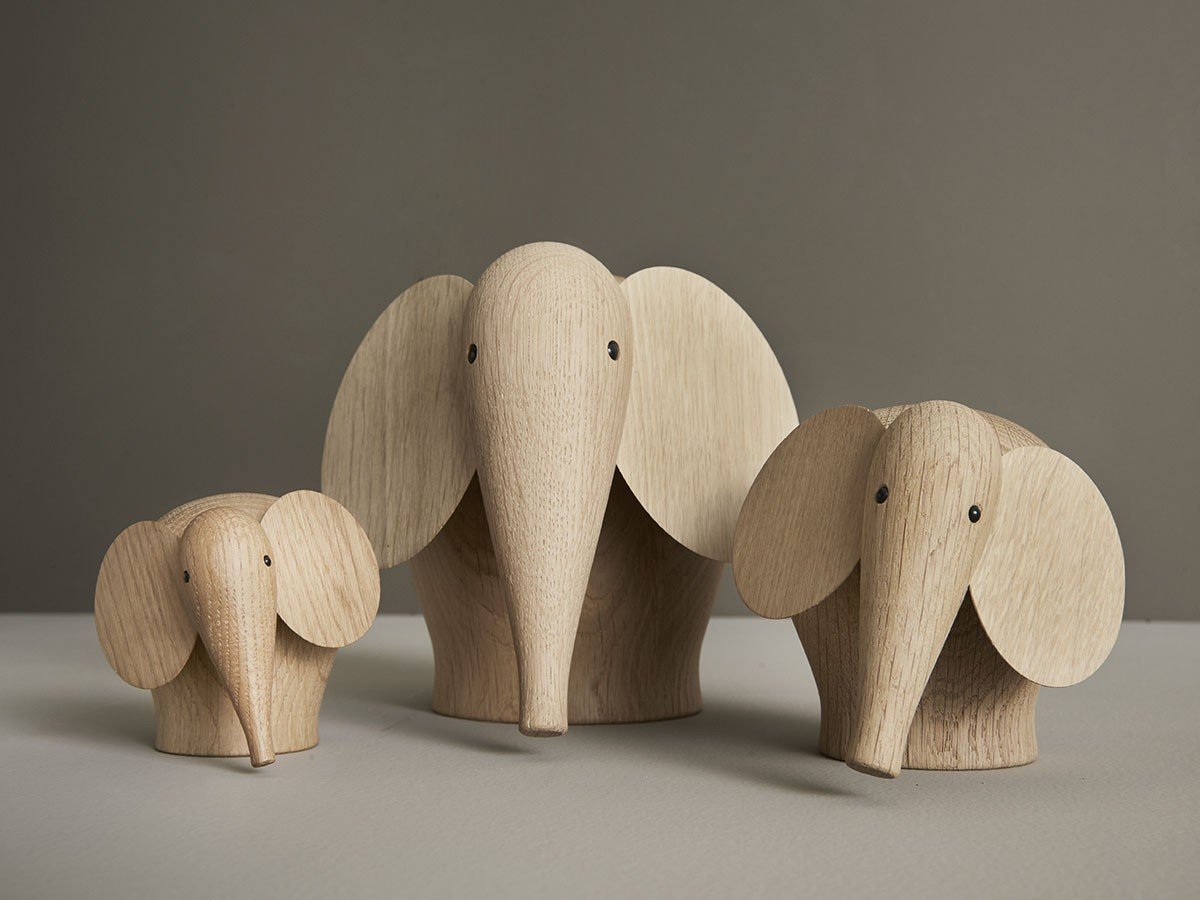 【ウッド/WOUD / GOODS】のNUNU ELEPHANT / ヌーヌー エレファント ミニ インテリア・キッズ・メンズ・レディースファッション・服の通販 founy(ファニー) 送料無料 Free Shipping シンプル Simple, Minimal 左から、ミニ(本商品)、ミディアム、スモール|ID: prp329100003172007 ipo3291000000030183768