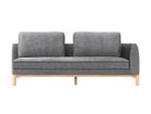 【フランネルソファ/FLANNEL SOFA / GOODS】のVESEL SOFA / べセル 3人掛けソファ 張地:HU ダークグレー(グループ4)、脚部:オーク、タイプ:座って左アーム、サイドクッションの有無|ID: prp329100003188429 ipo3291000000030181916