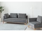 【フランネルソファ/FLANNEL SOFA / GOODS】のVESEL SOFA / べセル 3人掛けソファ 張地:HU ダークグレー(グループ4)、脚部:オーク、タイプ:座って右アーム、サイドクッションの有無|ID: prp329100003188429 ipo3291000000030181922