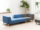 【フランネルソファ/FLANNEL SOFA / GOODS】のPIVO 1P CORNER / ピヴォ 1人掛けコーナーソファ 同シリーズの「2人掛け片肘ソファ」と組み合わせたイメージ|ID: prp329100003188432 ipo3291000000030182129