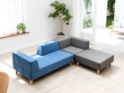 【フランネルソファ/FLANNEL SOFA / GOODS】のPIVO ONE ARM SOFA / ピヴォ 2人掛け片肘ソファ 同シリーズの「1人掛けコーナーソファ」「スツール Xラージ」と組み合わせたイメージ|ID: prp329100003188438 ipo3291000000030182491