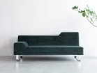 【フランネルソファ/FLANNEL SOFA / GOODS】のSIESTA ONE ARM SOFA / シエスタ 2人掛け片肘ソファ 張地:HU ダークグリーン(グループ4)、脚部:スチール脚(クロムメッキ仕上)、タイプ:座って右アー|ID: prp329100003188439 ipo3291000000030182593