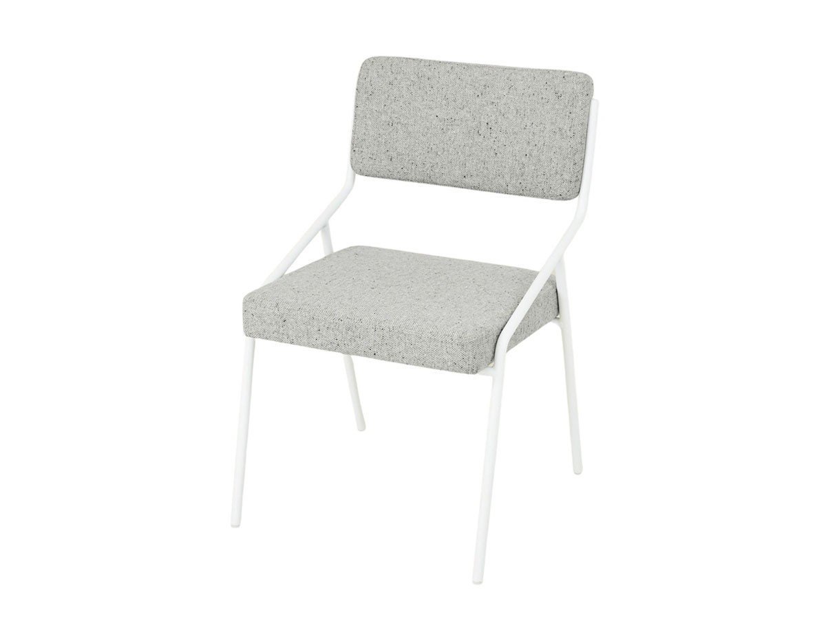 【ドアーズリビングプロダクツ/DOORS LIVING PRODUCTS / GOODS】のDOORS × SYOTYL Luonka ST CHAIR / ルオンカ スチールチェア インテリア・キッズ・メンズ・レディースファッション・服の通販 founy(ファニー) 　クッション　Cushion, Throw Pillow　シンプル　Simple, Minimal　スリム　Slim, Slim Fit　フィット　Fit, Slim Fit　フレーム　Frame, Outline　ホーム・キャンプ・アウトドア・お取り寄せ　Home Living / Home & Lifestyle / Camping Gear / Outdoor Camping　家具・インテリア　Home Furniture & Interior. Stylish & Functional Living Spaces　チェア・椅子　Seating & Chairs　ダイニングチェア・木製チェア　Dining Chairs　ホワイト|ID: prp329100003190738 ipo3291000000030181715