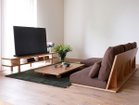 【ヒラシマ/HIRASHIMA / GOODS】のUNICA TV Board / ウニカ テレビボード 本体:オーク、脚部 / 帆立て:オーク、サイズ:幅168cm|ID: prp329100003217989 ipo3291000000030179032