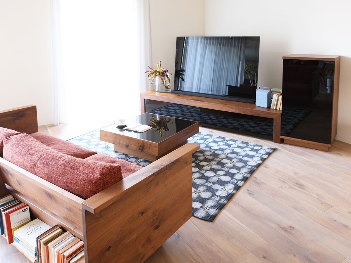 【ヒラシマ/HIRASHIMA / GOODS】のCHOCOLAT Living Table / ショコラ リビングテーブル ガラス天板 人気、トレンドファッション・服の通販 founy(ファニー) 　ガラス　Glass　シンプル　Simple　スクエア　Square　テーブル　Table　バランス　Balance　ホーム・キャンプ・アウトドア・お取り寄せ　Home,Garden,Outdoor,Camping Gear　家具・インテリア　Furniture　テーブル　Table　ローテーブル・センターテーブル　Low Table/Center Table　other-2|ID: prp329100003217992 ipo3291000000031493008