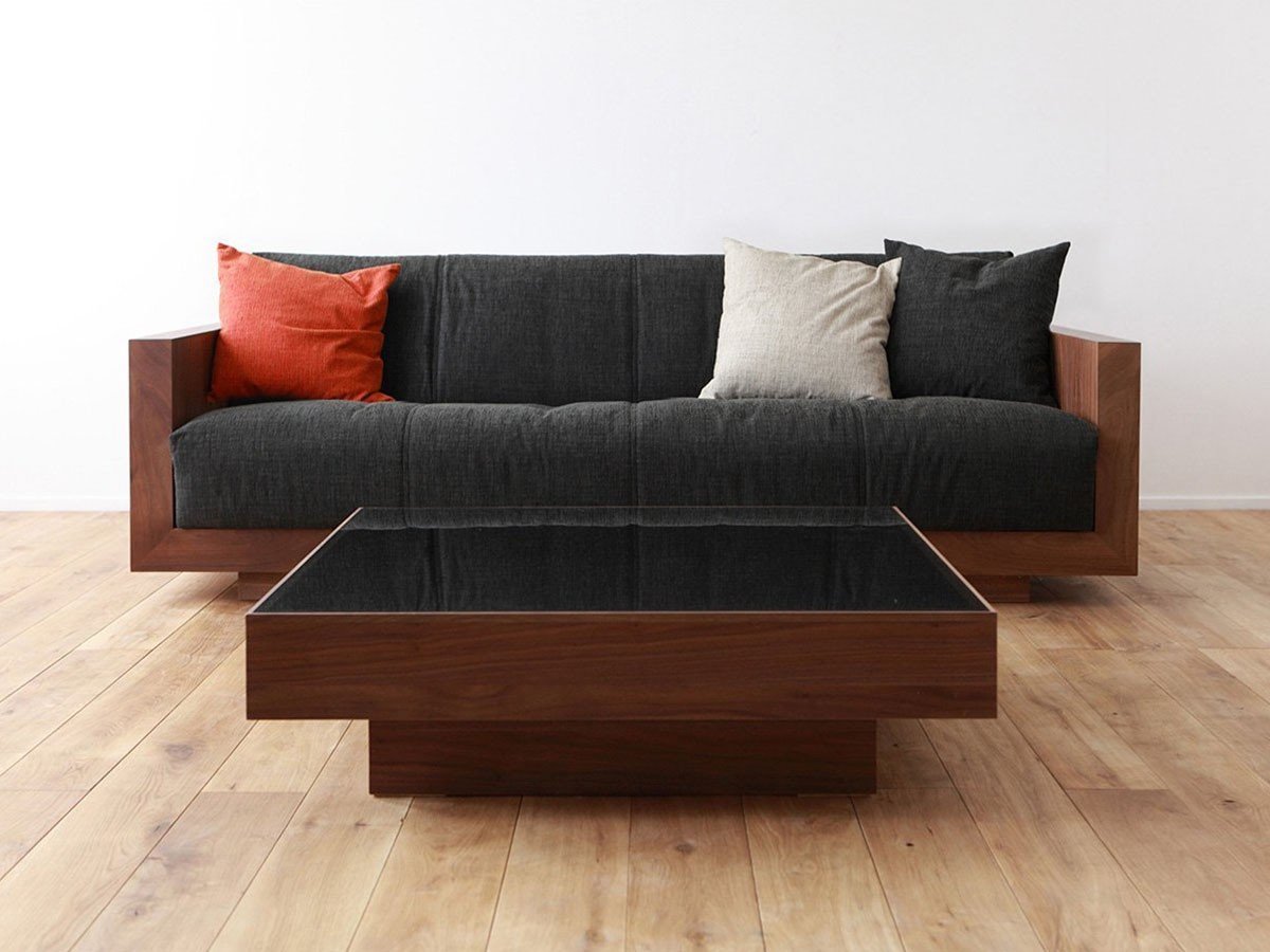 【ヒラシマ/HIRASHIMA / GOODS】のCHOCOLAT Living Table / ショコラ リビングテーブル ガラス天板 人気、トレンドファッション・服の通販 founy(ファニー) 　ガラス　Glass　シンプル　Simple　スクエア　Square　テーブル　Table　バランス　Balance　ホーム・キャンプ・アウトドア・お取り寄せ　Home,Garden,Outdoor,Camping Gear　家具・インテリア　Furniture　テーブル　Table　ローテーブル・センターテーブル　Low Table/Center Table　other-3|ID: prp329100003217992 ipo3291000000031493009