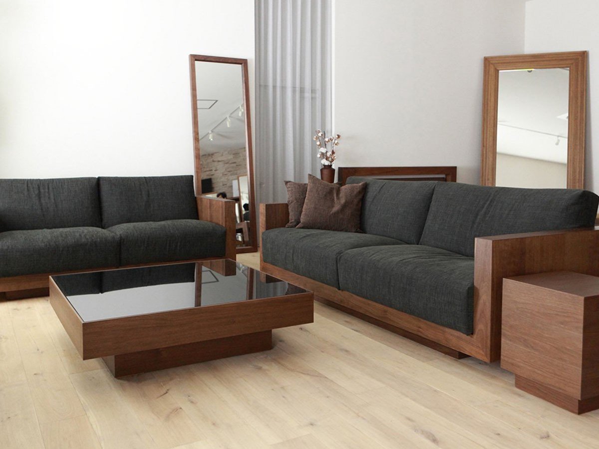 【ヒラシマ/HIRASHIMA / GOODS】のCHOCOLAT Living Table / ショコラ リビングテーブル ガラス天板 人気、トレンドファッション・服の通販 founy(ファニー) 　ガラス　Glass　シンプル　Simple　スクエア　Square　テーブル　Table　バランス　Balance　ホーム・キャンプ・アウトドア・お取り寄せ　Home,Garden,Outdoor,Camping Gear　家具・インテリア　Furniture　テーブル　Table　ローテーブル・センターテーブル　Low Table/Center Table　other-4|ID: prp329100003217992 ipo3291000000031493010