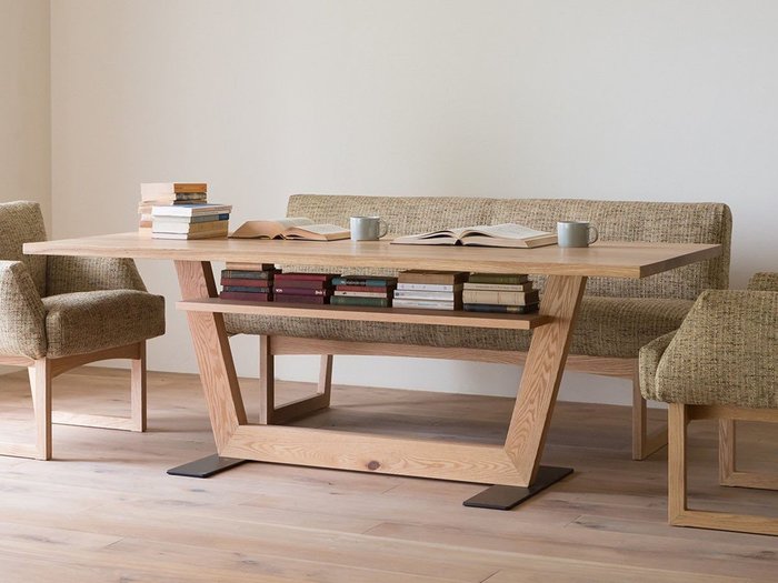 【ヒラシマ/HIRASHIMA / GOODS】のLIBERIA PLUS Dining Table / リベリアプラス ダイニングテーブル インテリア・キッズ・メンズ・レディースファッション・服の通販 founy(ファニー) https://founy.com/ テーブル Table フォルム Form モダン Modern ホーム・キャンプ・アウトドア・お取り寄せ Home,Garden,Outdoor,Camping Gear 家具・インテリア Furniture テーブル Table ダイニングテーブル Dining Table |ID: prp329100003218003 ipo3291000000030179356