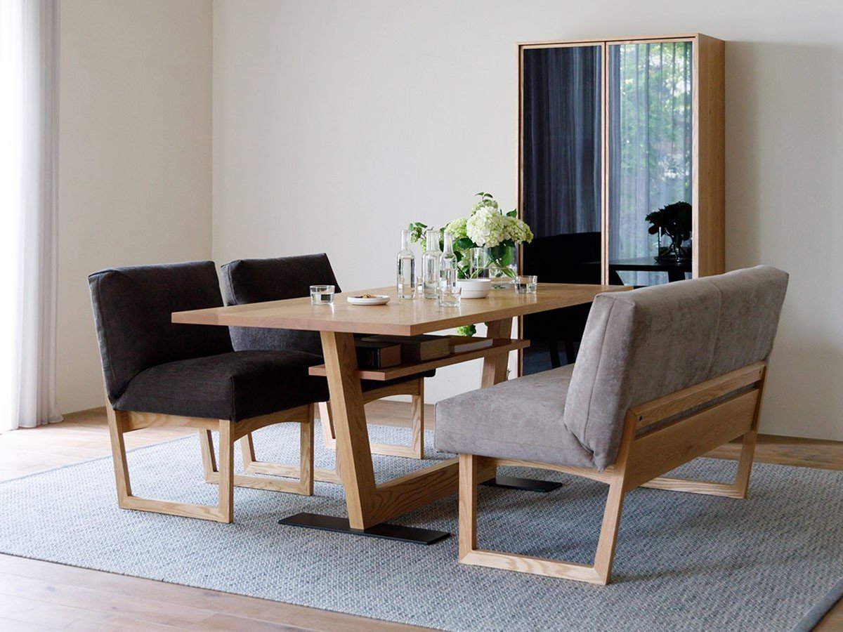 【ヒラシマ/HIRASHIMA / GOODS】のLIBERIA PLUS Dining Table / リベリアプラス ダイニングテーブル 人気、トレンドファッション・服の通販 founy(ファニー) 　テーブル　Table　フォルム　Form　モダン　Modern　ホーム・キャンプ・アウトドア・お取り寄せ　Home,Garden,Outdoor,Camping Gear　家具・インテリア　Furniture　テーブル　Table　ダイニングテーブル　Dining Table　other-4|ID: prp329100003218003 ipo3291000000031493044