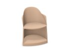 【アルペール/arper / GOODS】のCila Go Arm Chair With Storage Base / シーラゴー ストレージベース付アームチェア シェルピンク、ベースピンク|ID:prp329100003221077