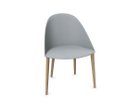 【アルペール/arper / GOODS】のCila Chair / シーラ アームレスチェア 木脚 シートブルーグレイ、脚部ナチュラルオーク|ID:prp329100003221078