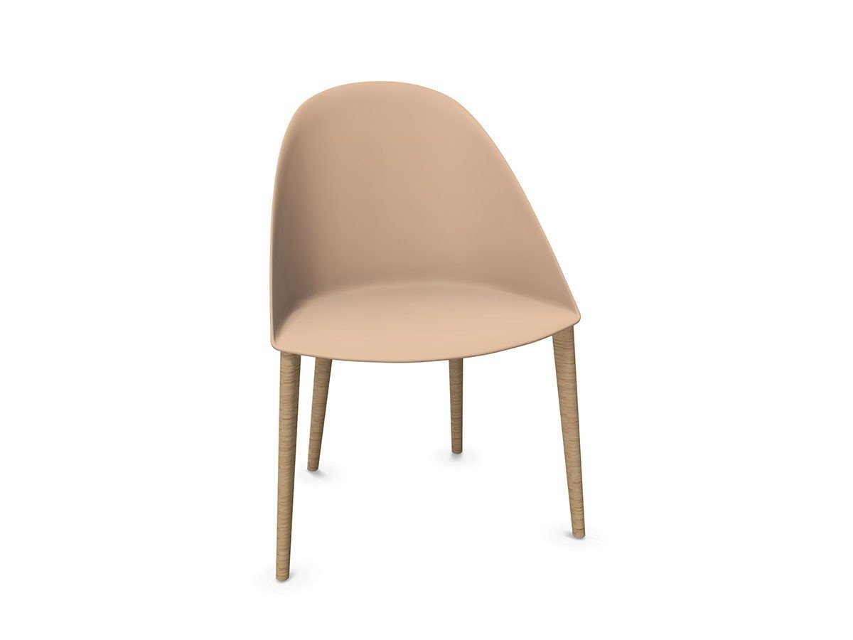 【アルペール/arper / GOODS】のCila Chair / シーラ アームレスチェア 木脚 インテリア・キッズ・メンズ・レディースファッション・服の通販 founy(ファニー) 　シンプル　Simple, Minimal　ドレス　Dress, One-Piece　送料無料　Free Shipping　ホーム・キャンプ・アウトドア・お取り寄せ　Home Living / Home & Lifestyle / Camping Gear / Outdoor Camping　家具・インテリア　Home Furniture & Interior. Stylish & Functional Living Spaces　チェア・椅子　Seating & Chairs　ダイニングチェア・木製チェア　Dining Chairs　シートピンク、脚部ナチュラルオーク|ID: prp329100003221078 ipo3291000000033314993