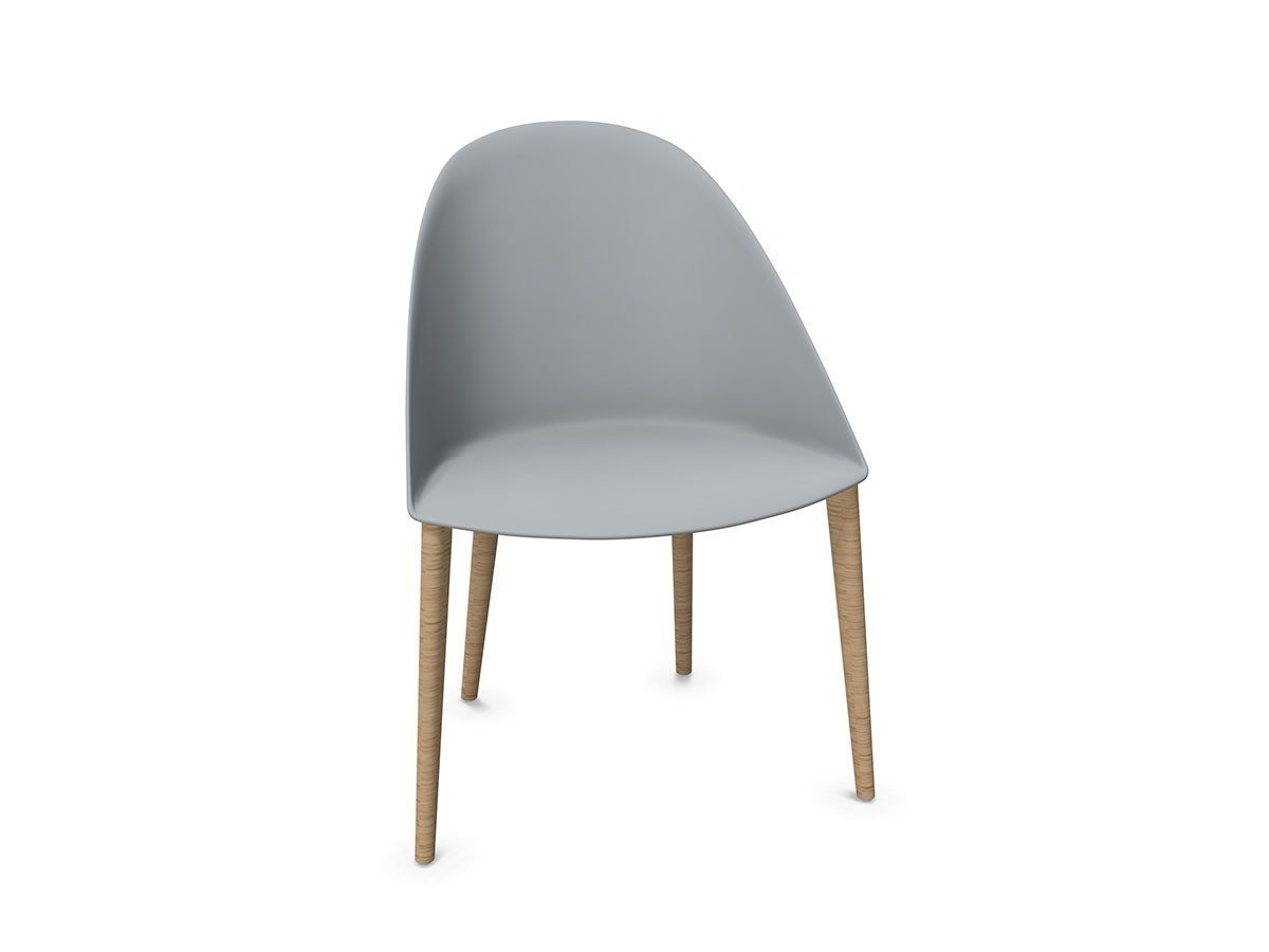 【アルペール/arper / GOODS】のCila Chair / シーラ アームレスチェア 木脚 インテリア・キッズ・メンズ・レディースファッション・服の通販 founy(ファニー) 　シンプル　Simple, Minimal　ドレス　Dress, One-Piece　送料無料　Free Shipping　ホーム・キャンプ・アウトドア・お取り寄せ　Home Living / Home & Lifestyle / Camping Gear / Outdoor Camping　家具・インテリア　Home Furniture & Interior. Stylish & Functional Living Spaces　チェア・椅子　Seating & Chairs　ダイニングチェア・木製チェア　Dining Chairs　シートブルーグレイ、脚部ナチュラルオーク|ID: prp329100003221078 ipo3291000000033314995